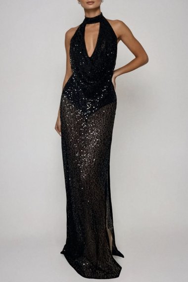 Sequin Evening Dress